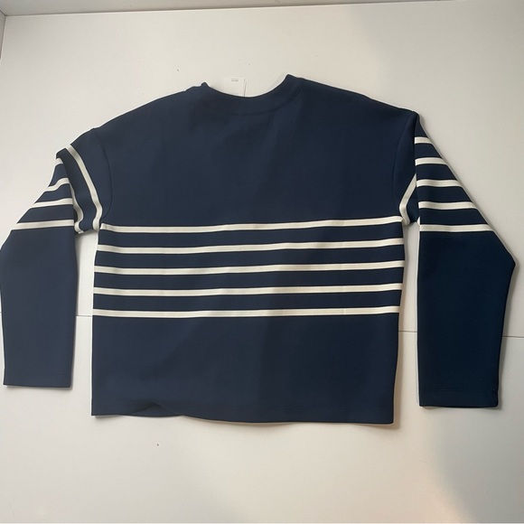 NEW SPANX AirEssentials Blue White Striped Coastal Cardigan Size M with tag - Picture 8 of 10